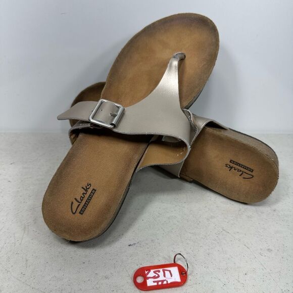 Clarks Ladies Sandals Slippers Size 11 - Picture 1 of 7